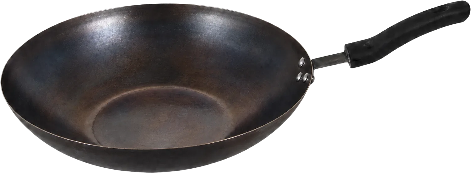 Frigideira wok 35 cm em aço carbono sem tampa